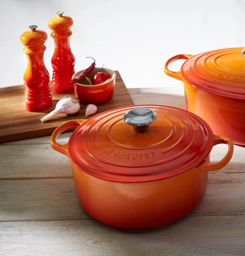 Le Creuset Pfeffermühle In Ofenrot 2 Le Creuset Pfeffermühle In Ofenrot – Bild 2