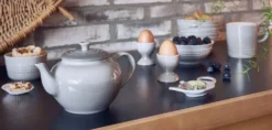 Le Creuset Frühstücksteller In Perlgrau -Le Creuset-Shop Perlgrau Poterie LS neu l