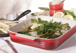 Le Creuset Auflaufform Tradition, Rechteckig In Kirschrot -Le Creuset-Shop Poterie 31 2 3 l