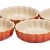 Le Creuset Tarte-Form In Ofenrot, 4er-Set