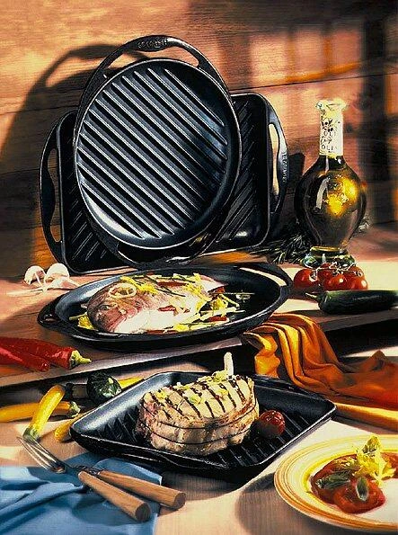 Le Creuset Grillplatte Signature Rechteckig Aus Gusseisen In Schwarz 2 Le Creuset Grillplatte Signature Rechteckig Aus Gusseisen In Schwarz – Bild 2