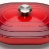 Le Creuset Oblong Signature In Kirschrot