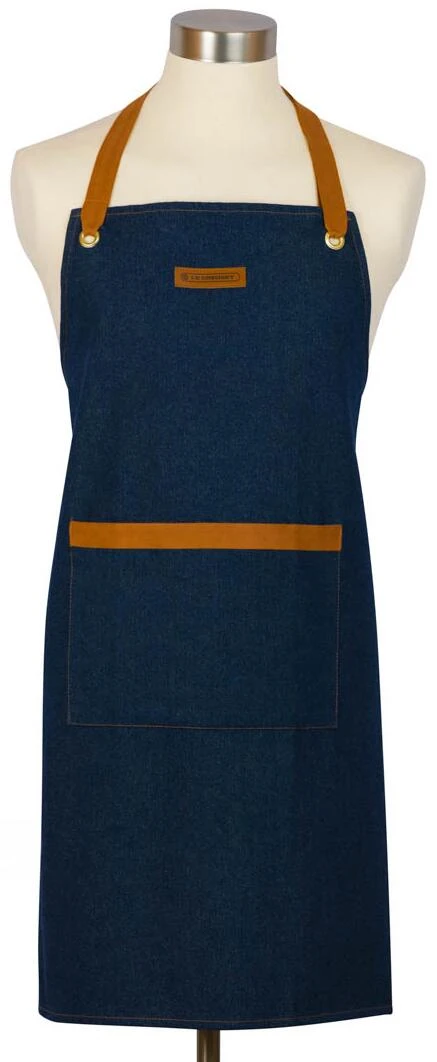 Le Creuset Küchenschürze Denim 1 Le Creuset Küchenschürze Denim