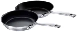 Le Creuset 3-ply Pfannen-Set, 2-teilig, 20 & 24 Cm
